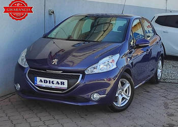 Peugeot 208 klima, tempomat, wielofunkcja, alu, cz. parkowania, el.szyby, …