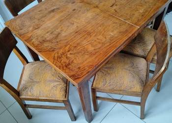 Stary rozkładany stół w stylu Art Dèco Stary rozkładany stół w stylu Art Dèco