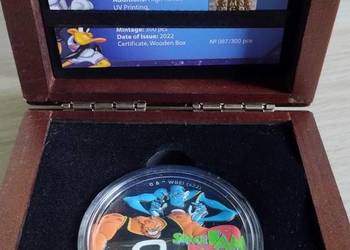 Moneta 5$ 2023 Space Jam 2 oz Ag 999