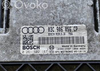 Audi A3 8P 1.4FSI STEROWNIK KOMPUTER SILNIKA ECU 0261S02187 03C906056CP EUR