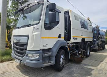 DAF LF220 Zamiatarka dwustronna FAUN WAJET 2015