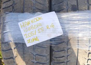 2 opony zimowe HANKOOK ICEBERA 205/55 R16 cali