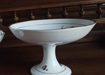 Patera na nodze. Złota róża. KPM Decoration. Københavns Porcellains Maleri.