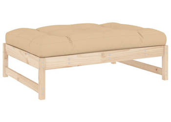 Podnóżek ogrodowy 120x80 cm lite drewno sosnowe WM-825737