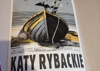 Plakat A3 Kąty Rybackie vintage style