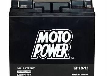 Akumulator motocyklowy MotoPower CP18-12 12V 18Ah