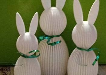 Zające wielkanocne 3szt