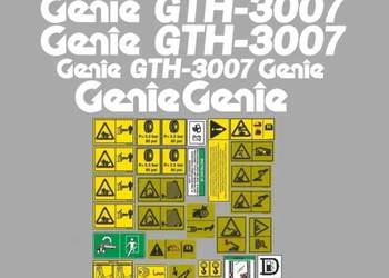 Naklejki oklejenie - GENIE GTH-3007 Zamiennik