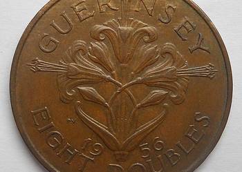 GUERNSEY -8 DOUBLES-1956 r