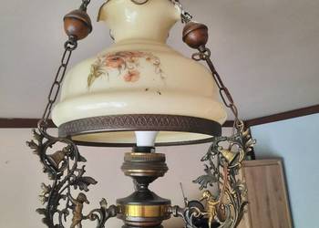 Lampa wisząca w stylu holenderskim Majolika