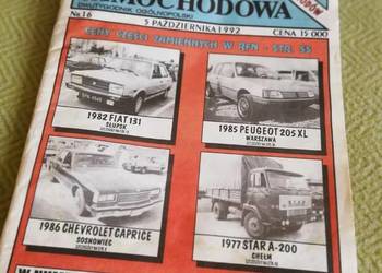 Gazeta Giełda Samochodowa 1992 r. Vintage Retro Motoryzacja PRL