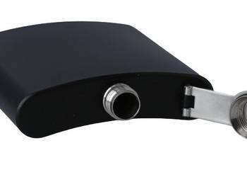 Piersiówka Gentelo 270 ml Stal Nierdzewna Czarna Matowa w Pudełku