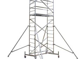 Rusztowanie aluminiowe KRAUSE 5/7m podest roboczy na kółkach