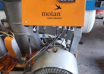 Stacja nadmuchowa z pompa próżniową Motan moc 4,3 kW - mkvplast.pl