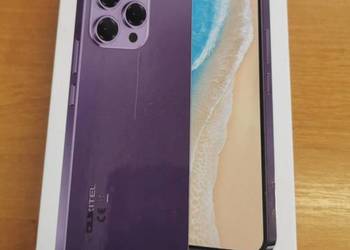 NOwy OUKITEL P1 Smartfon kopia i16 pro max 8GB RAM 256 GB okazja Biały !!!