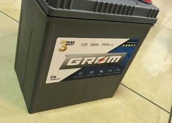 Akumulator GROM Premium 38Ah 340A Jap P+ *3 LATA GWARANCJI*
