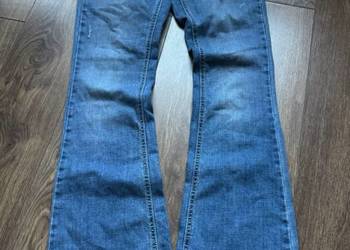 Blue bootcut jeans