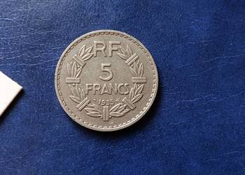 Stare monety 5 frank 1935 Francja