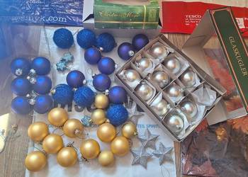 Bombki z PRL-u zestaw komplet 50 szt mix