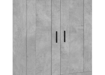 Szafka wisząca szarość betonu 695x34x90 cm WM-830400