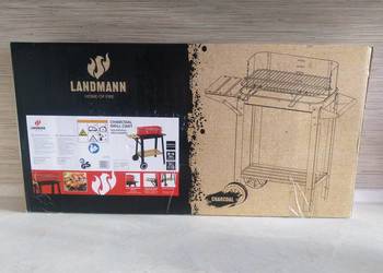 NAJTANIEJ Grill Węglowy Mobilny Wózek Prostokątny z Półką Wysyłka