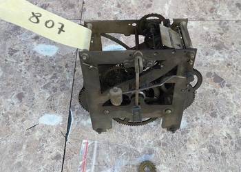 807 Mechanizm starego zegara ściennego Kienzle niekompletny