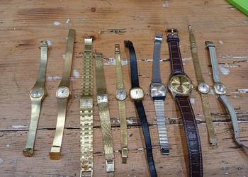 Zegarki damskie vintage pozlacane