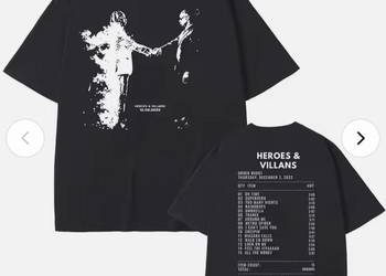 Metro Boomin - Heroes and Villains koszulka t-shirt r. M merch rap