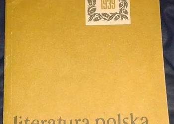 Literatura polska. 1918-1939  dla kl. 3 LO oraz techników