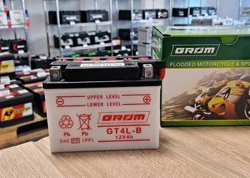 Akumulator Moto 12V 4Ah 60A P+ GROM YB4L-B