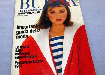Burda International Special Wiosna 1981 moda szycie wykroje