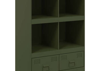 Szafka oliwkowa 67x39x95 cm stal WM-841803