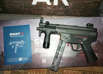 Replika ASG MP5 Swat K CQB blowback Stal Bolt BRSS