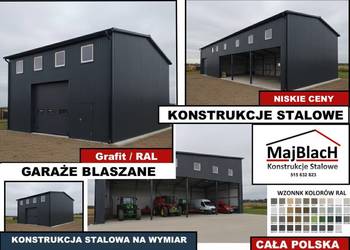 A167-Garaż Blaszany+Brama Wjazdowa+Okna | Hala | Wiata|Magazyn - Maj-Blach