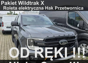 Ford Ranger Wildtrak X 205KM 4x4 Roleta elektr. Kamera 360 Pakiet X Hak 27…