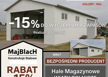 A58-Kolory RAL | Hala - Wiata |Garaż Blaszany| RABAT | PRODUCENT Maj-Blach