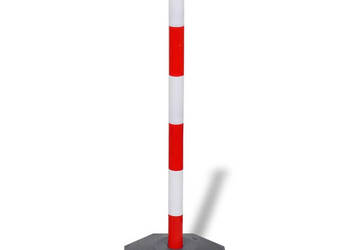 Zestaw 4 słupków i 2 plastikowych łańcuchów o długości 10 m WM-3057525