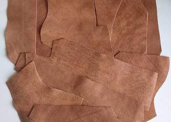 Skóra (356 g) Naturalna Włoska Brązowy Postarzana średnie i małe kawałki