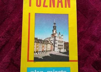 Poznań plan miasta 1985