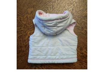 Disney Baby kamizelka polar bezrękawnik z kapturem kurtka kubuś puchatek