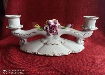 Świecznik Porzellanfabrik Gräfenroda-Ort Reinhold Voigt OHG Świecznik Porzellanfabrik Gräfenroda-Ort Reinhold Voigt OHG