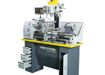 TOKARKO FREZARKA VIBER SYSTEM 290X750 VARIO W DO METALU Z ODCZYTEM CYFROWYM