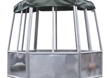 Paśnik sześciokątny z aluminium i z zadaszeniem,12 stanowisk