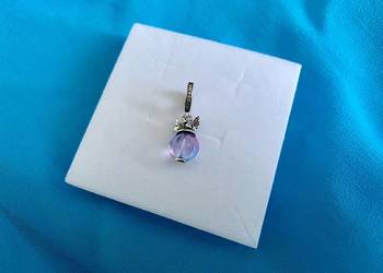 nowa unikatowa zawieszka charm beads motylkowane perfumy butelka srebro 925