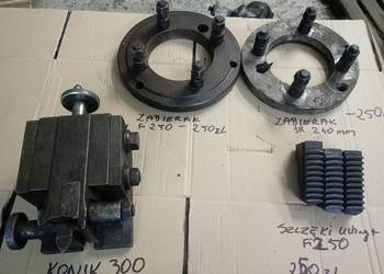 Uchwyt tokarski zabierak szczęki tokarka konik frezarski