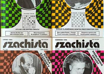Czasopismo szachowe "Szachista" 21 egz. z lat 1994 i 1996