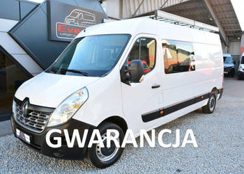 Renault Master 7 osobowy brygadówka doka max pełna opcja servis bagażn