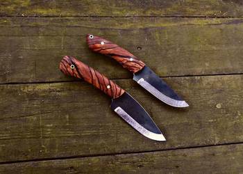 Nóż bushcraft Koziki zebrano xCut Nóż Ręcznie Robiony 50HF