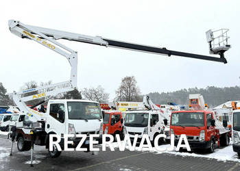 Nissan Cabstar Zwyżka Podnośnik Koszowy PALFINGER P240 AXE UDT Wysokość Po…