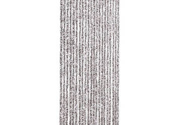 Zasłona przeciwko owadom brązowo-beżowa 90x200 cm szenil WM-315130